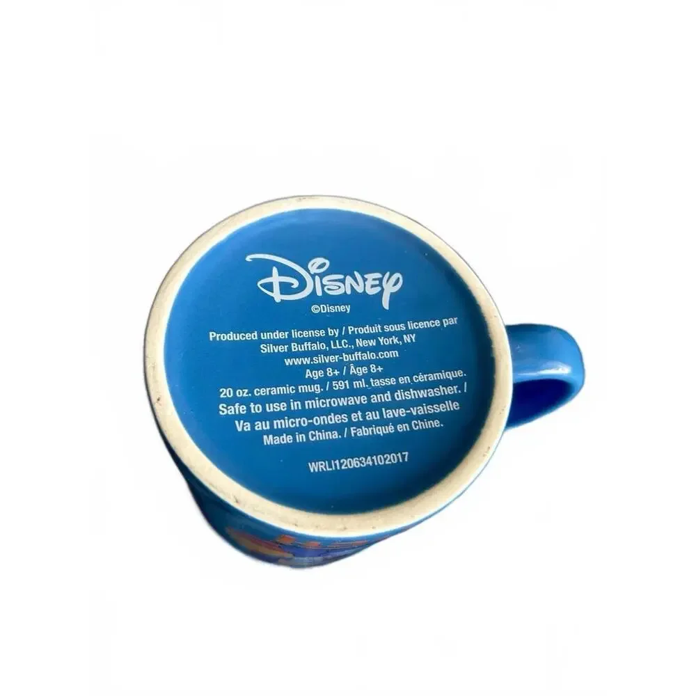 Disney Lilo And Stitch Large Blue 20 oz. Ceramic‎ Coffee Mug Cup